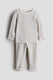 white/beige striped