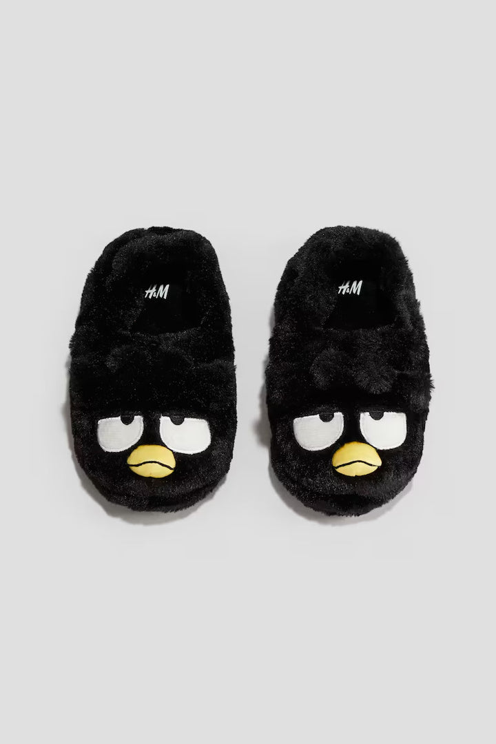 H&M SOFT APPLIQUÉD SLIPPERS