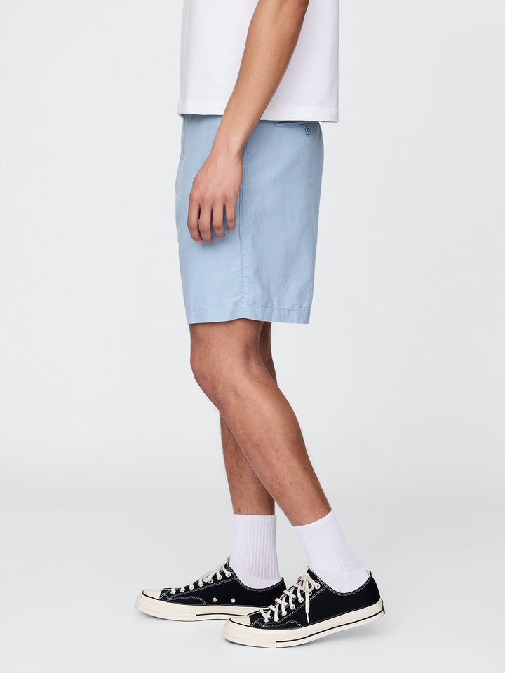 Gap 8" Linen-Cotton Shorts