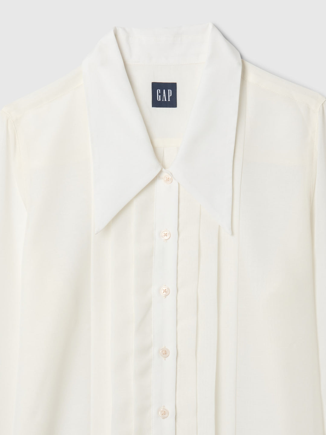 Gap Sheer Classic Tuxedo Shirt