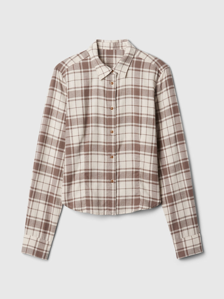 Gap Organic Cotton Cropped Shirt