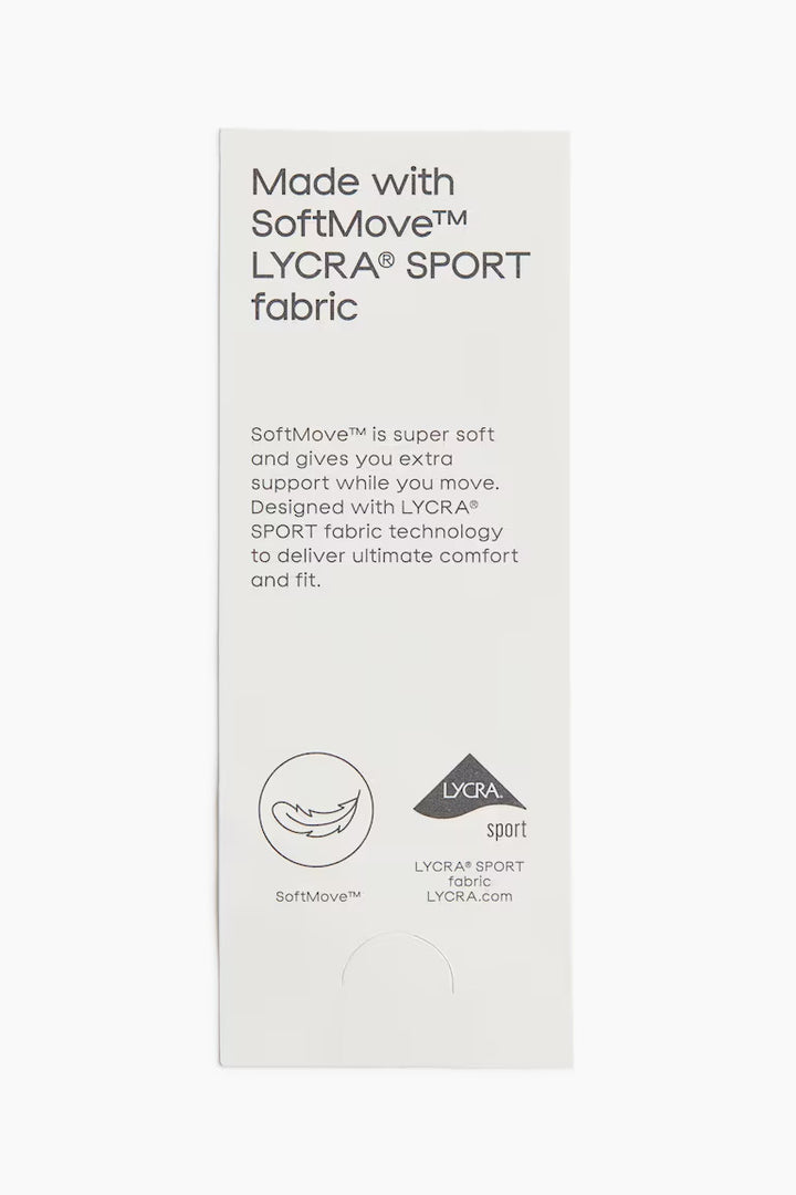H&M LIGHT SUPPORT SPORTS BRA WITH SOFTMOVE™ LYCRA®