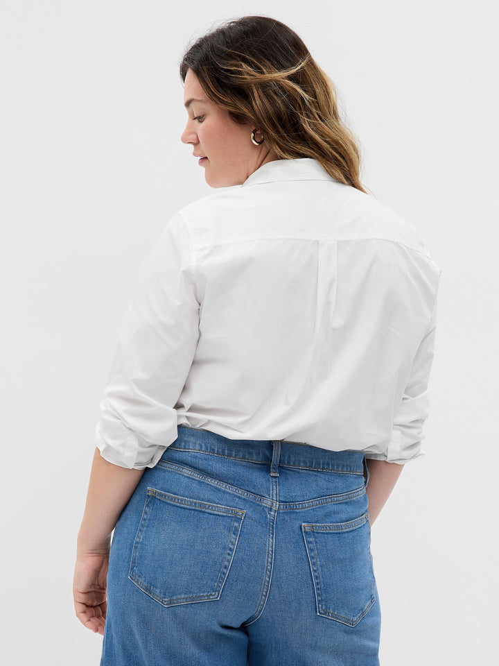 Gap Sheer Lace Classic Shirt