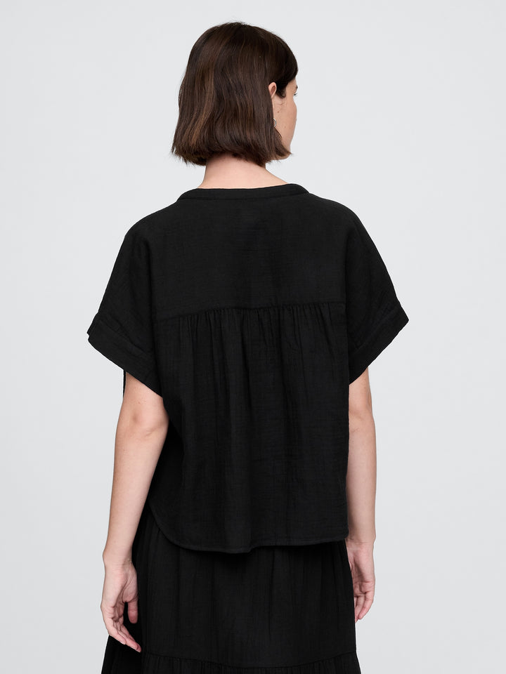 Gap Crinkle Gauze Dolman Shirt