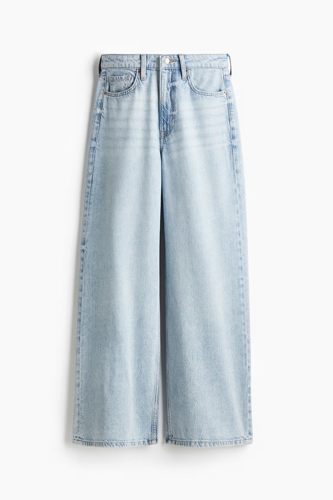 H&M Feather Soft Super Wide Ultra High Jeans