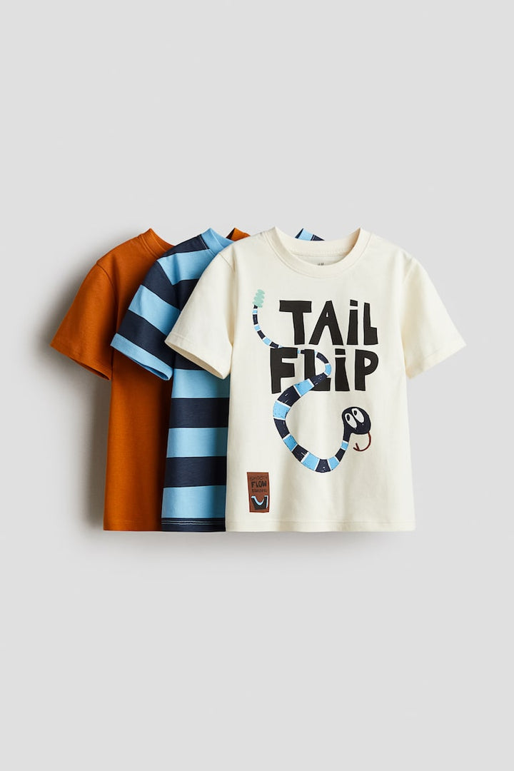 H&M 3-pack Printed T-shirts