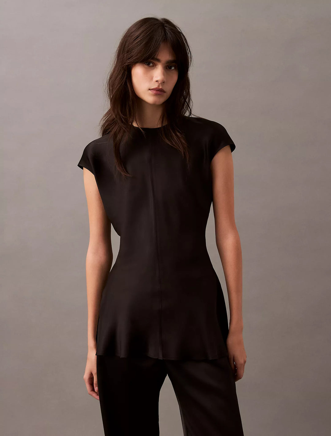Calvin Klein Viscose Satin Classic T-Shirt