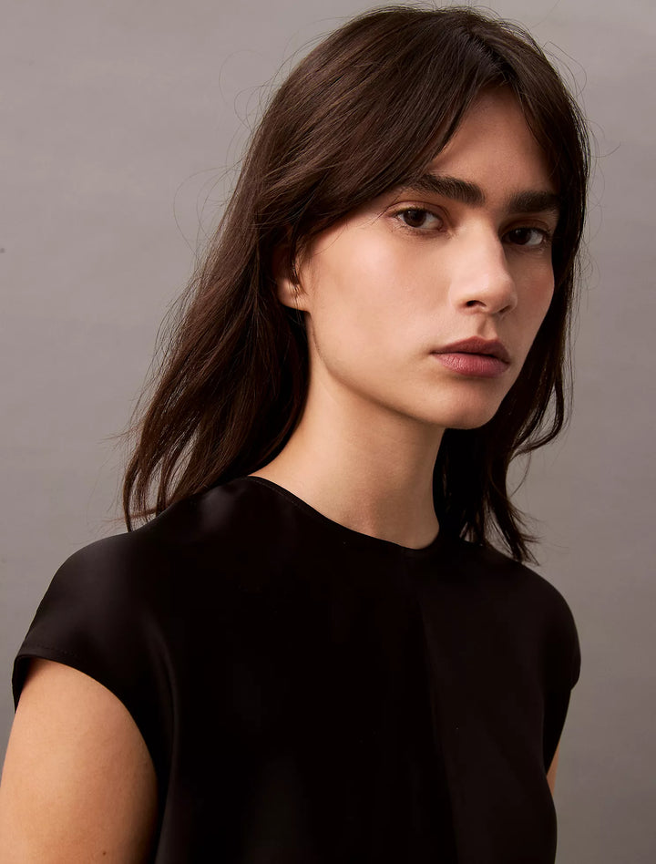 Calvin Klein Viscose Satin Classic T-Shirt