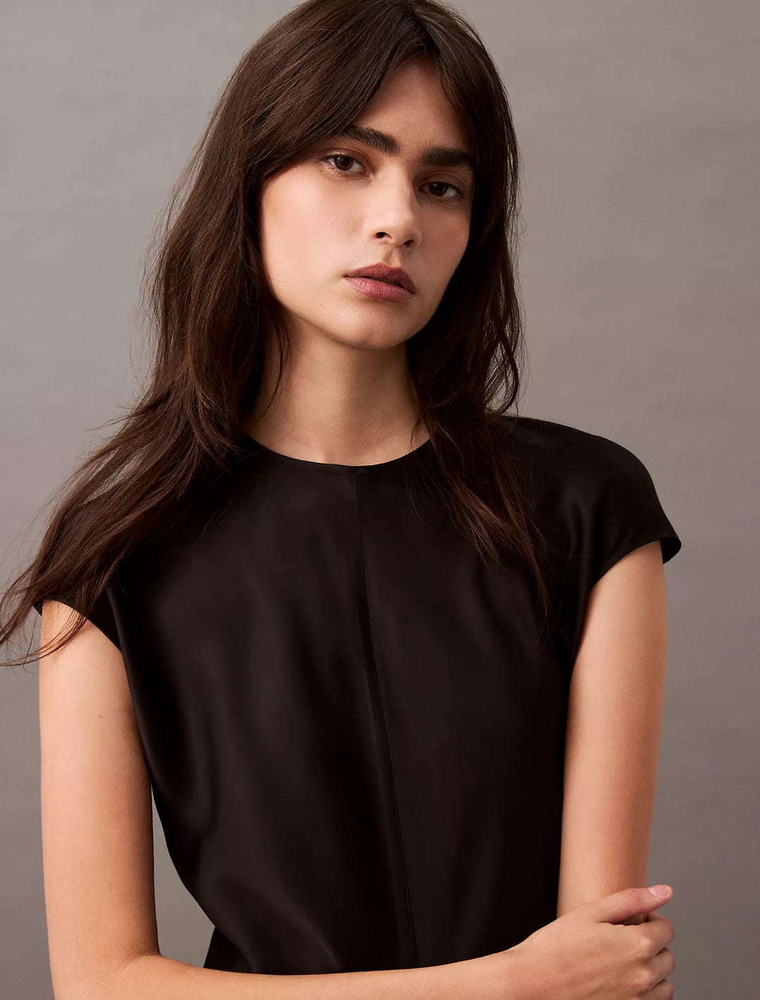 Calvin Klein Viscose Satin Classic T-Shirt