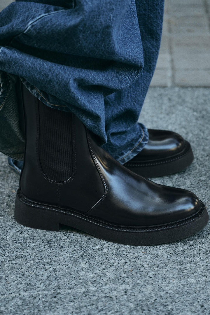 Treaded Chelsea Boots