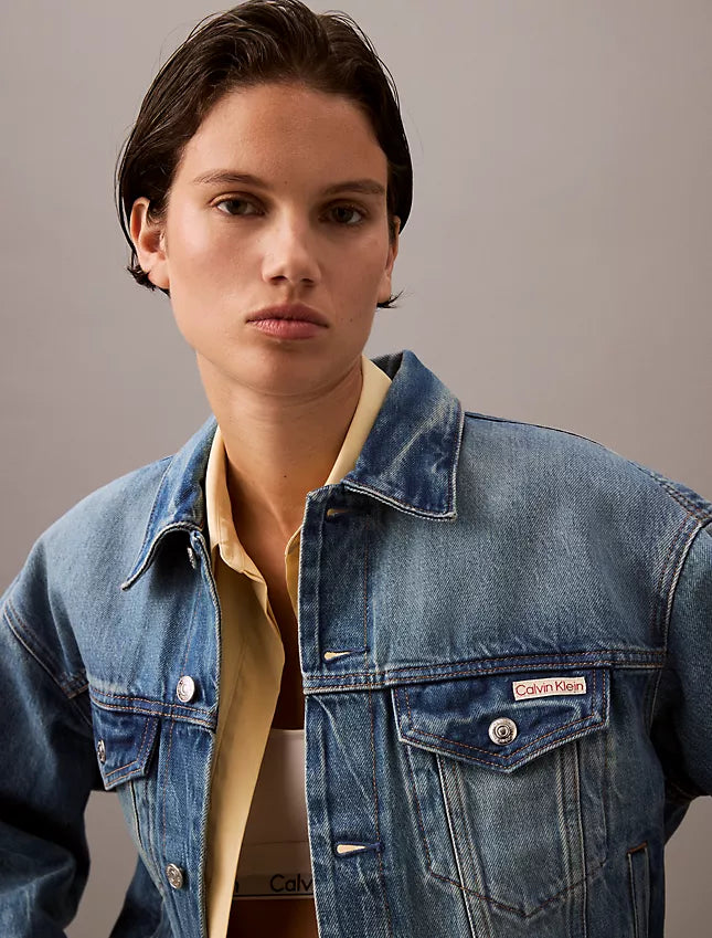 Calvin Klein Stretch Poplin Relaxed Fit Button-Down Shirt