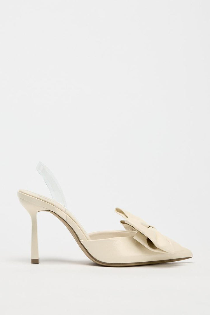 ZARA SLING BACK BOW HEELS