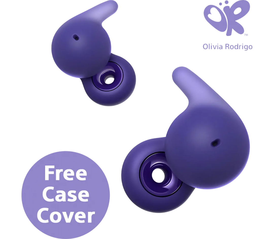 LinkBuds Open Truly Wireless Earbuds | Violet - Free Case Cover