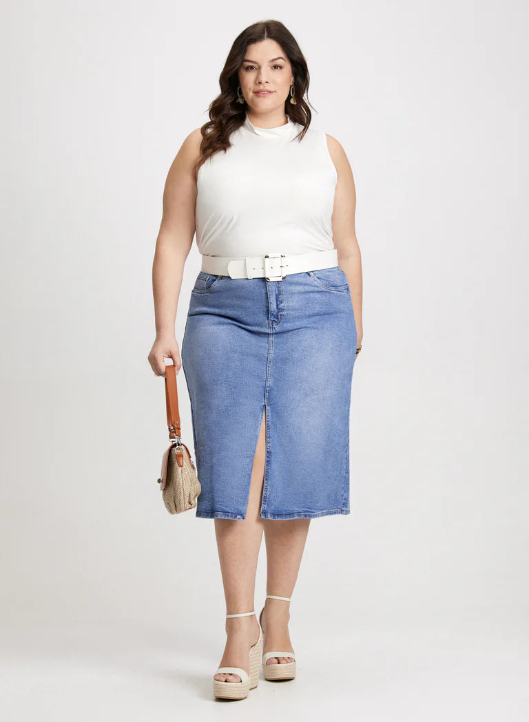 LAURA Joseph Ribkoff - Sleeveless Mock Neck Tunic