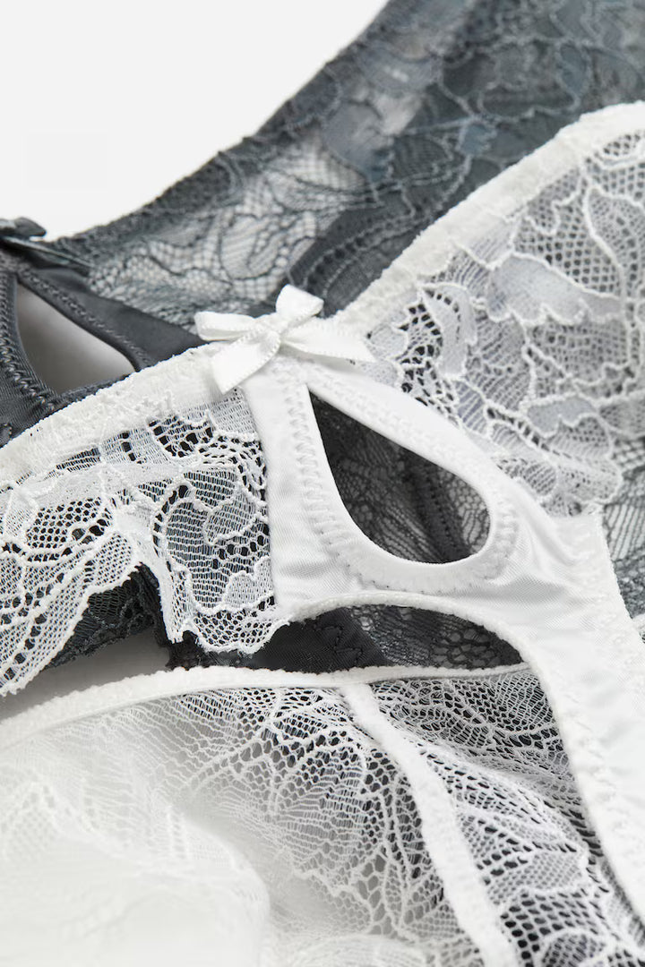 H&M 2-pack Lace Thong Briefs