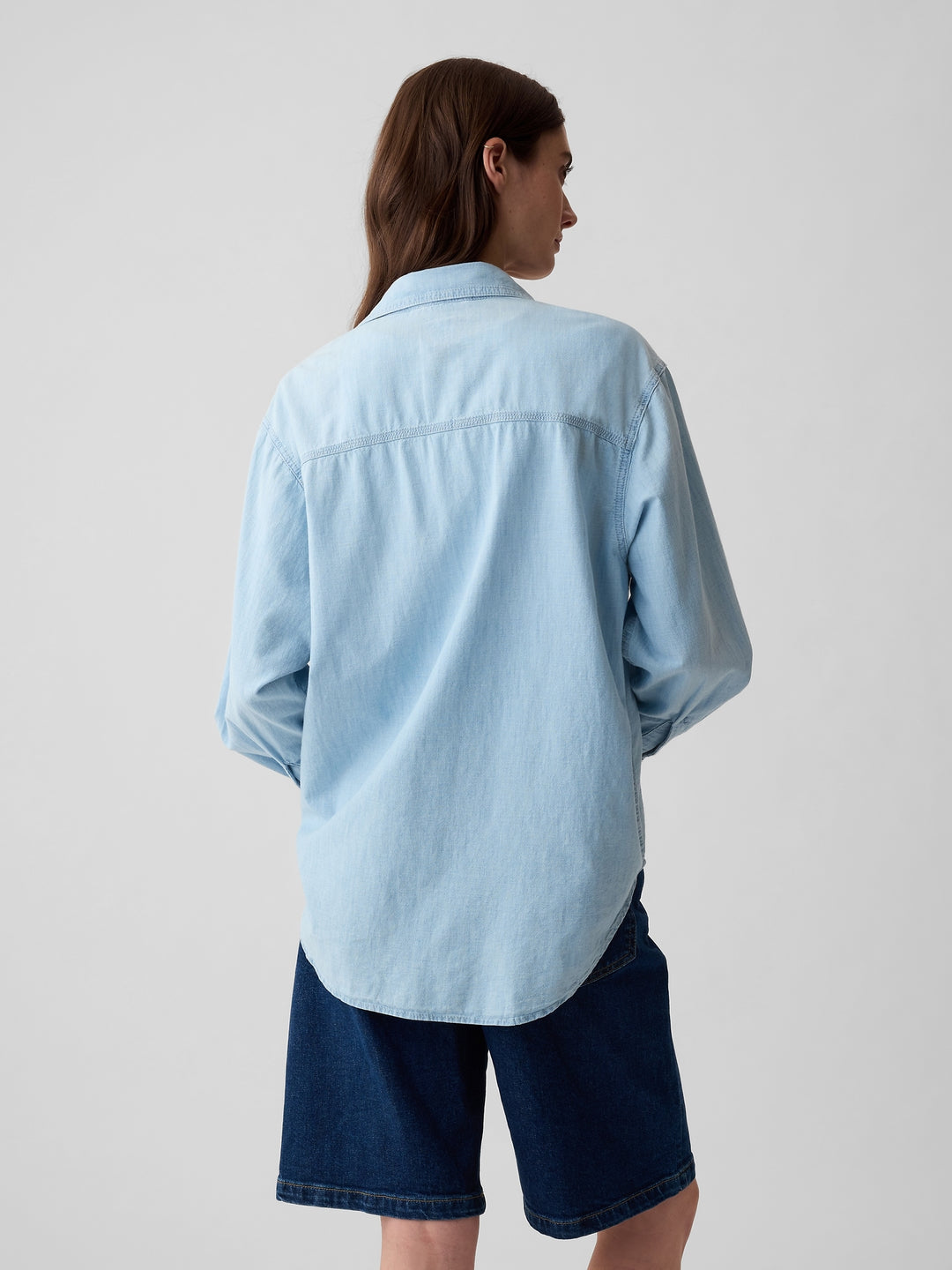 Gap Chambray Denim Big Shirt
