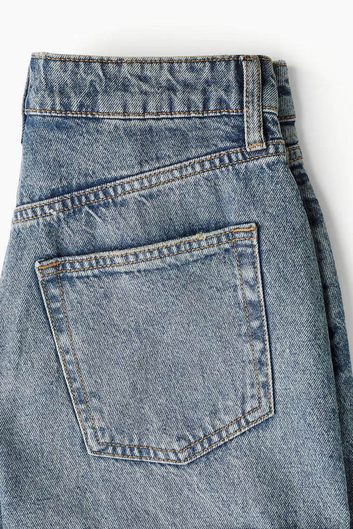 H&M HIGH WAIST DENIM SHORTS
