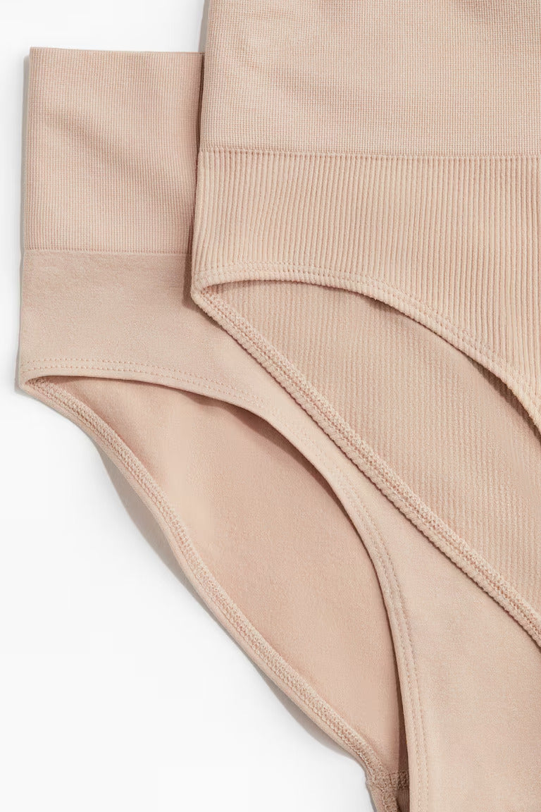H&M 2-PACK SEAMLESS BRIEFS