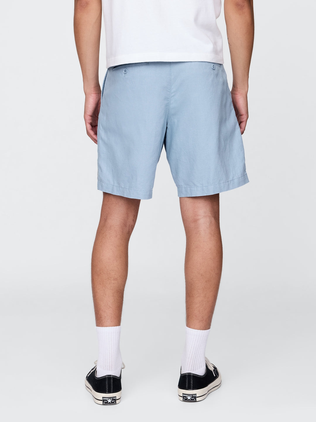 Gap 8" Linen-Cotton Shorts