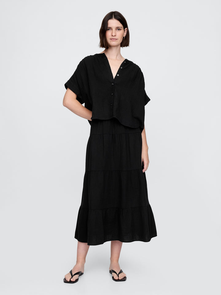 Gap Crinkle Gauze Dolman Shirt