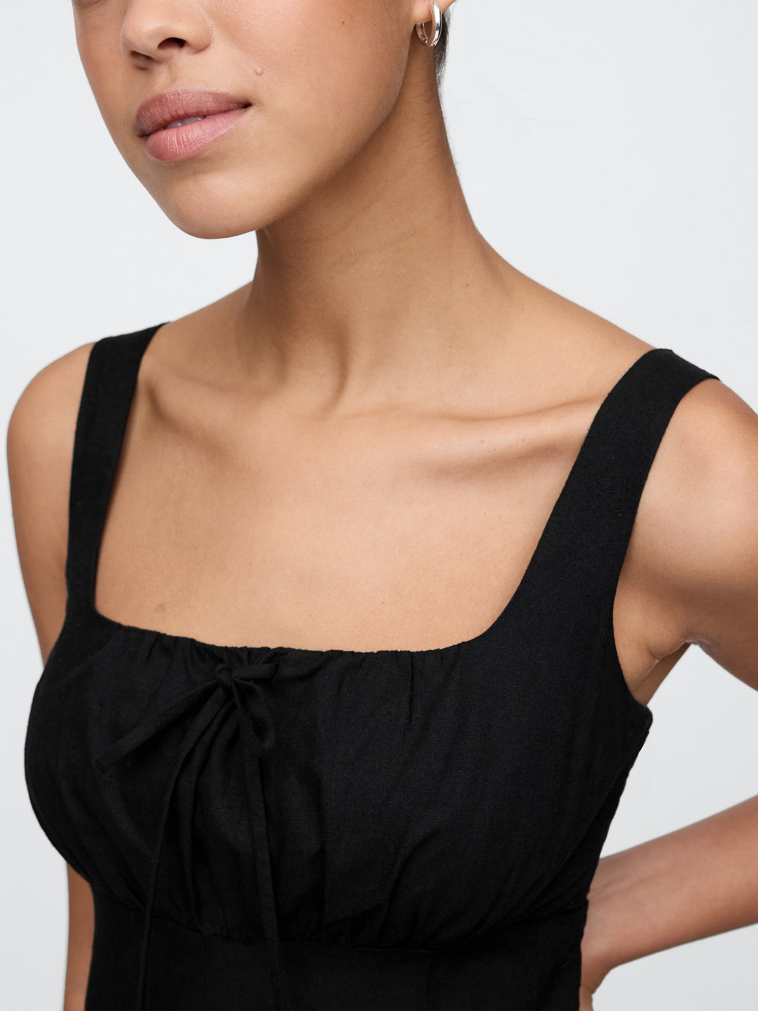 Gap Linen-Blend Maxi Dress
