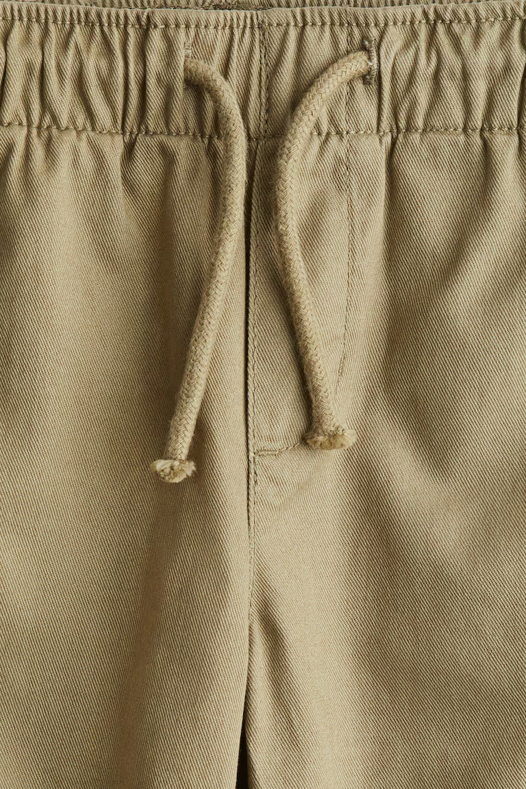 H&M TWILL JOGGERS