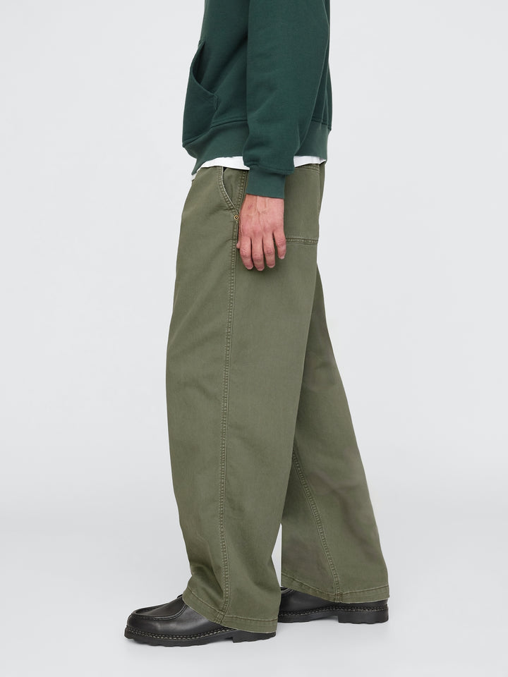 Gap Relaxed Twill Utility Khakis