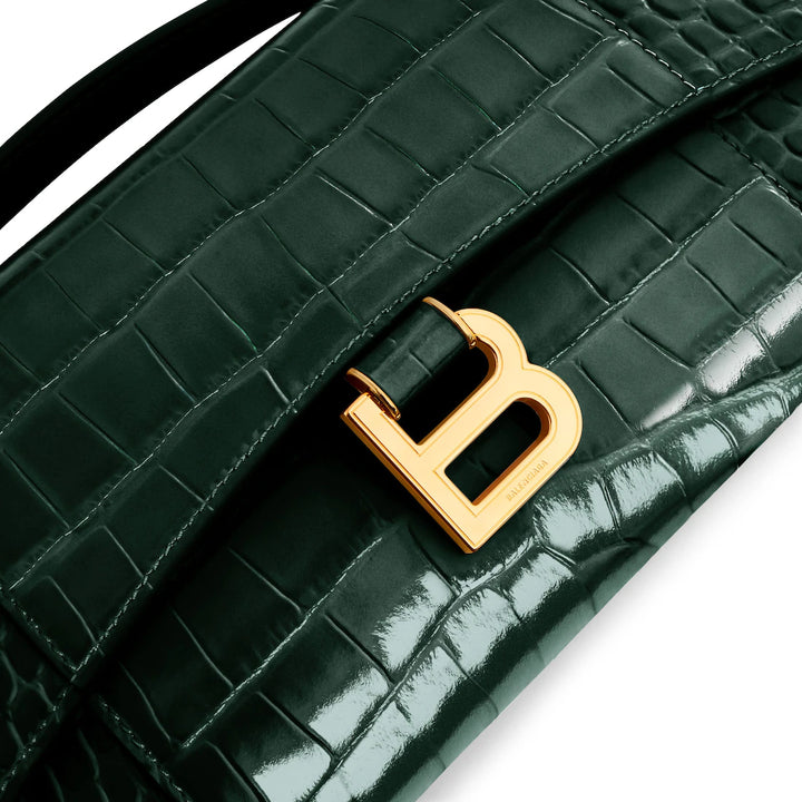 BALENCIAGA WOMEN'S HOURGLASS POCHETTE WITH CHAIN
