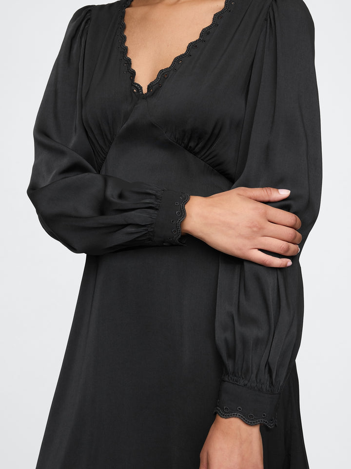 Gap Satin Empire Midi Dress