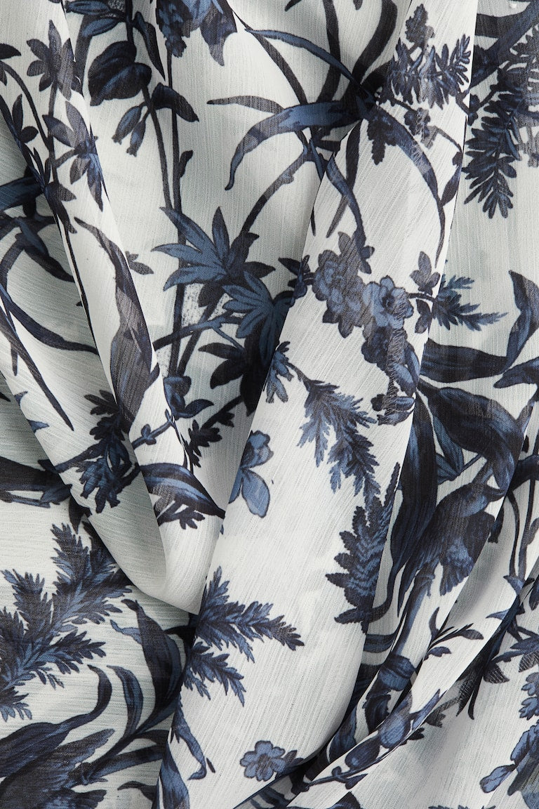 H&M Chiffon Maxi Skirt