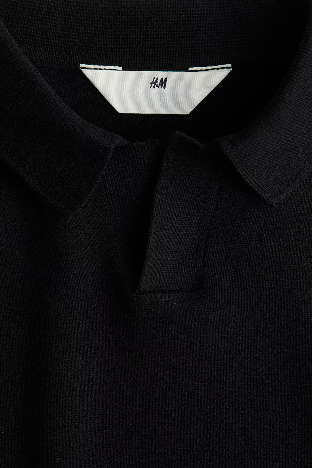 H&M Fine-knit Polo Shirt