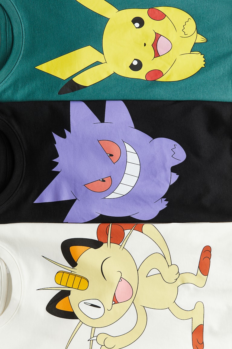 H&M 3-pack Long-sleeved T-shirts