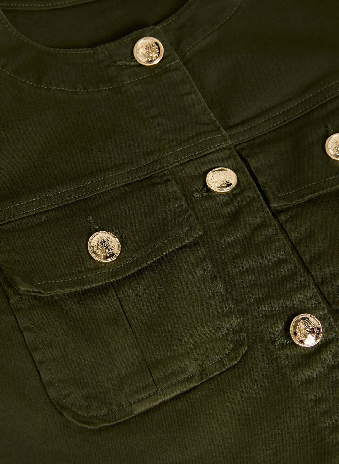 LAURA Cargo Pocket Denim Jacket