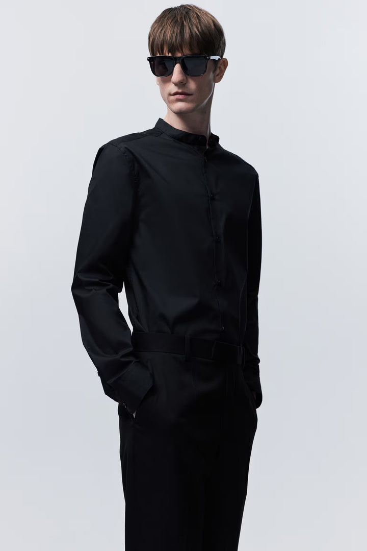 H&M Slim Fit Grandad shirt