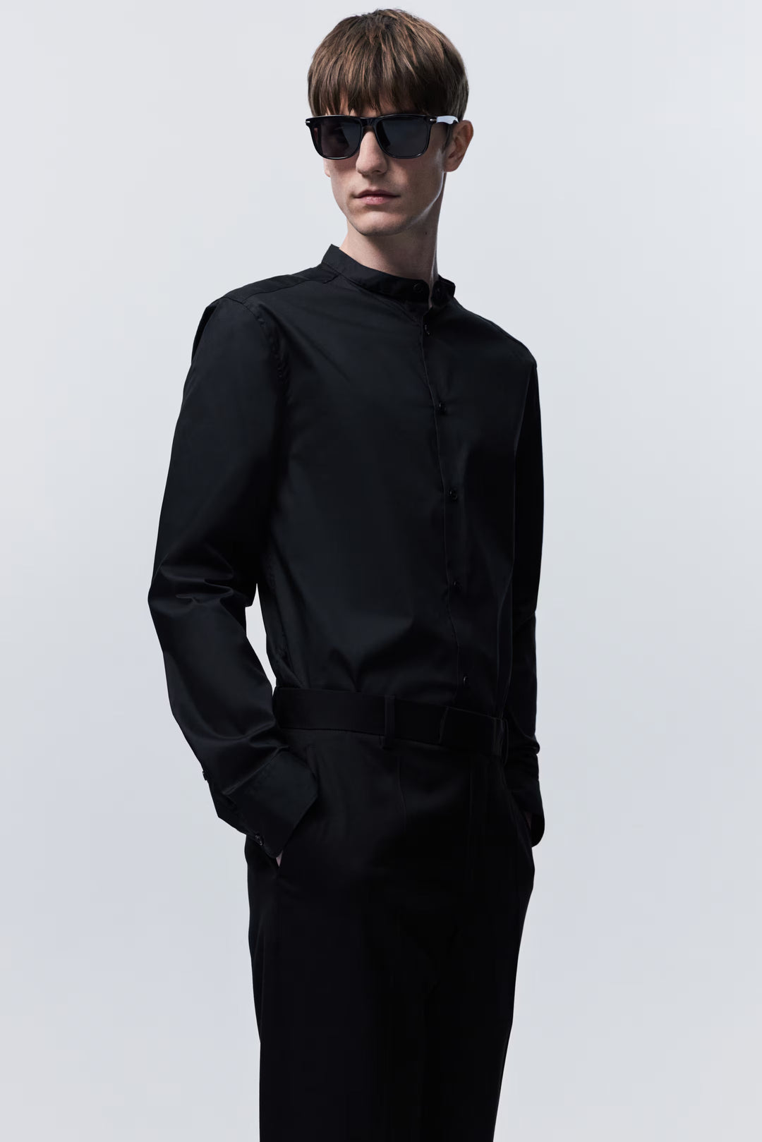 H&M Slim Fit Grandad shirt