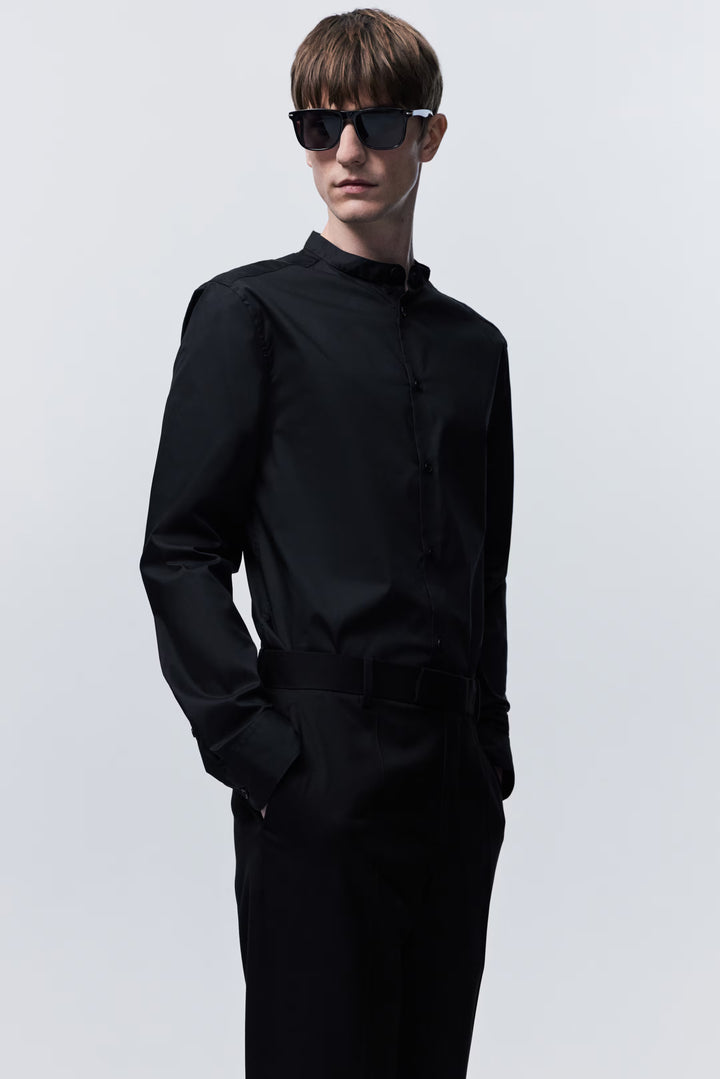 H&M Slim Fit Grandad shirt