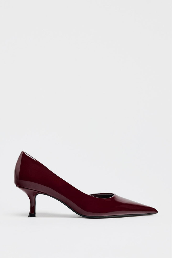 ZARA ASYMMETRIC HEELED SHOES