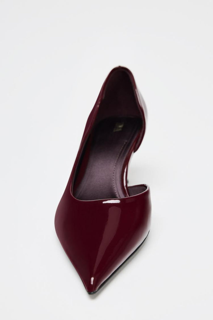 ZARA ASYMMETRIC HEELED SHOES