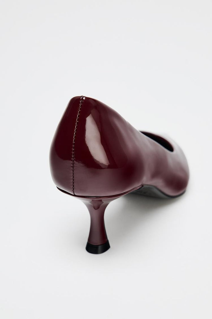 ZARA ASYMMETRIC HEELED SHOES