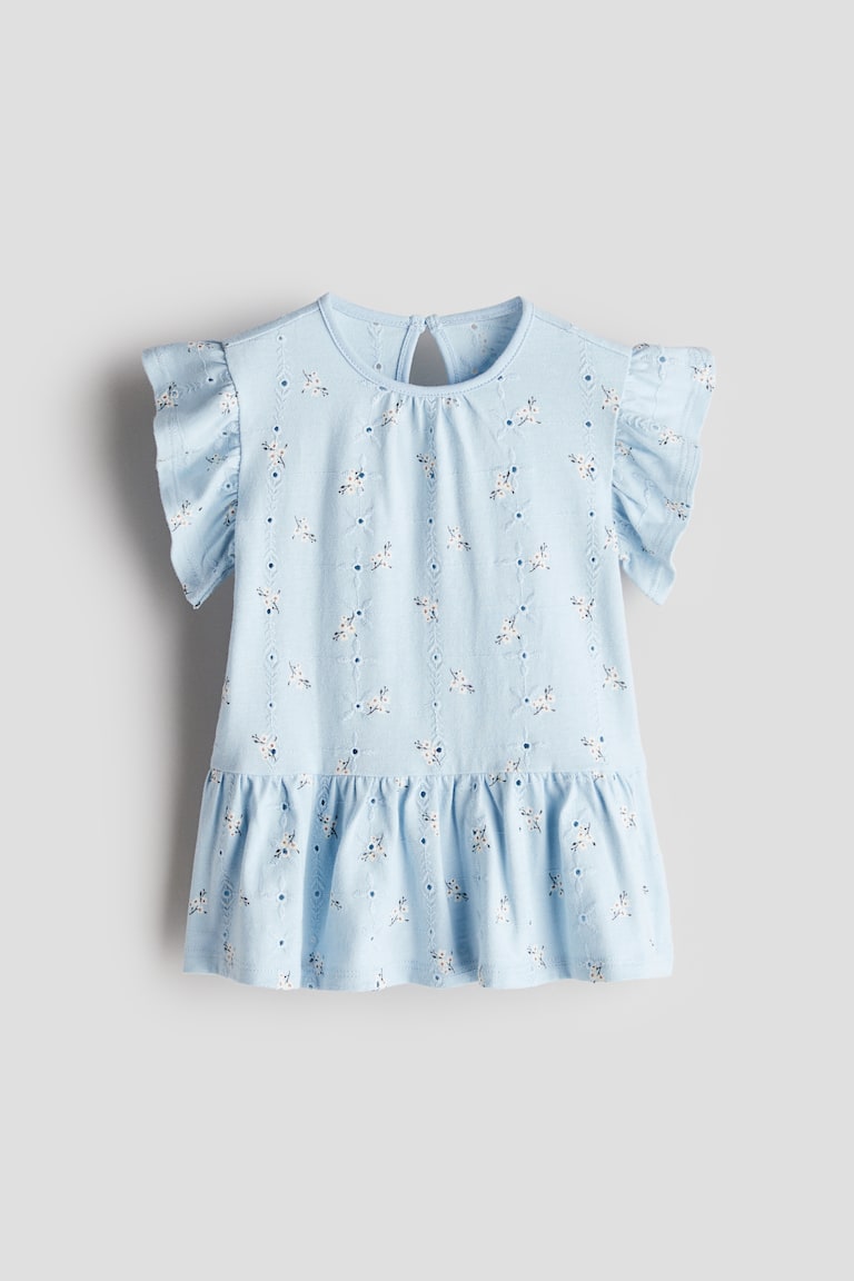 H&M Eyelet-Embroidered Dress
