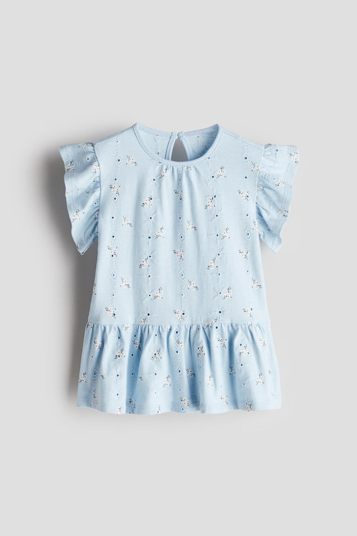 H&M Eyelet-Embroidered Dress