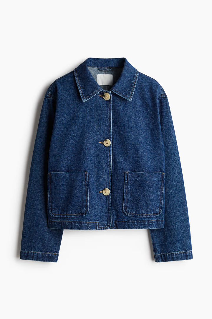 H&M Twill Jacket with Collar