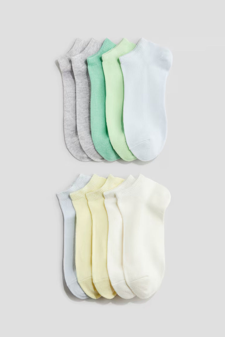 H&M 10-PACK ANKLE SOCKS
