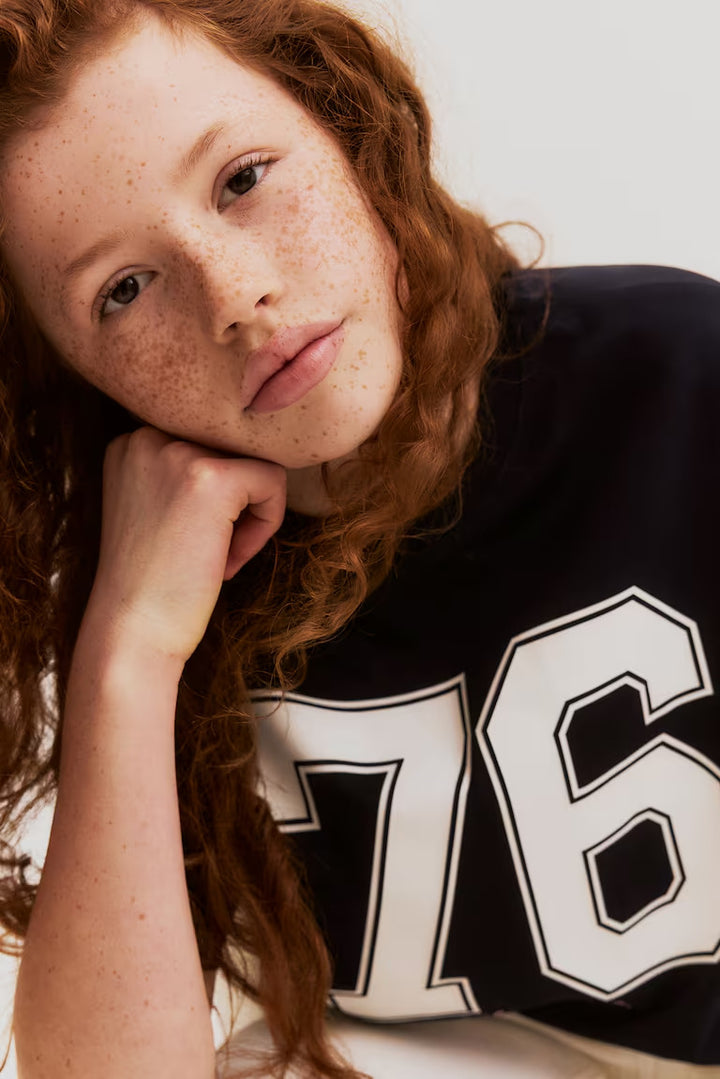 H&M OVERSIZED COTTON T-SHIRT