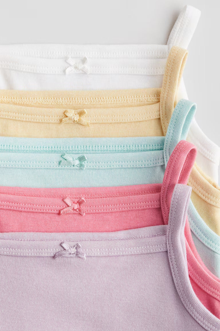 H&M 5-PACK COTTON BODYSUITS