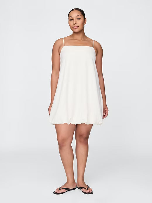 Gap Linen-Blend Mini Bubble Dress