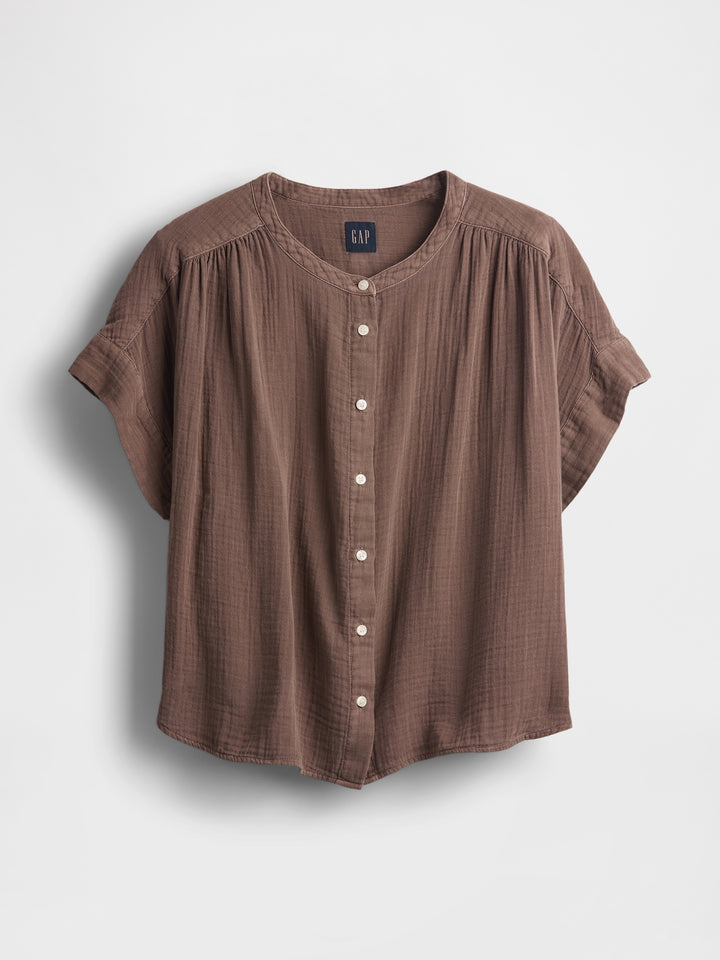 Gap Crinkle Gauze Dolman Shirt