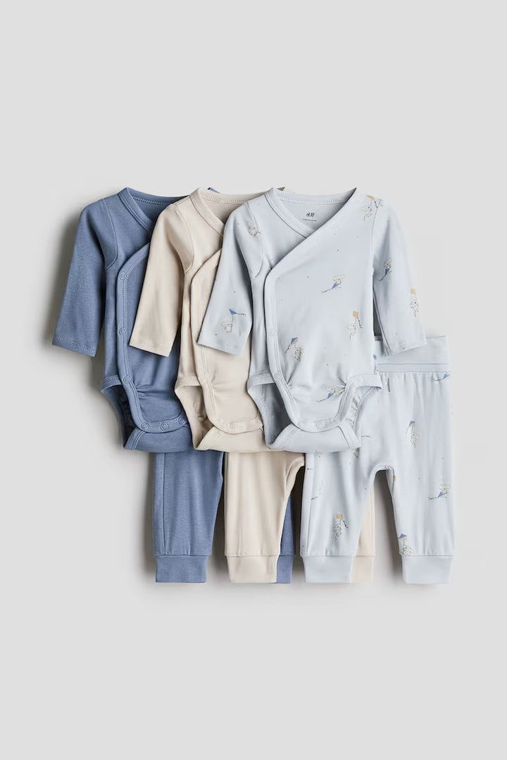 H&M 6-PIECE BODYSUIT AND PANTS SET