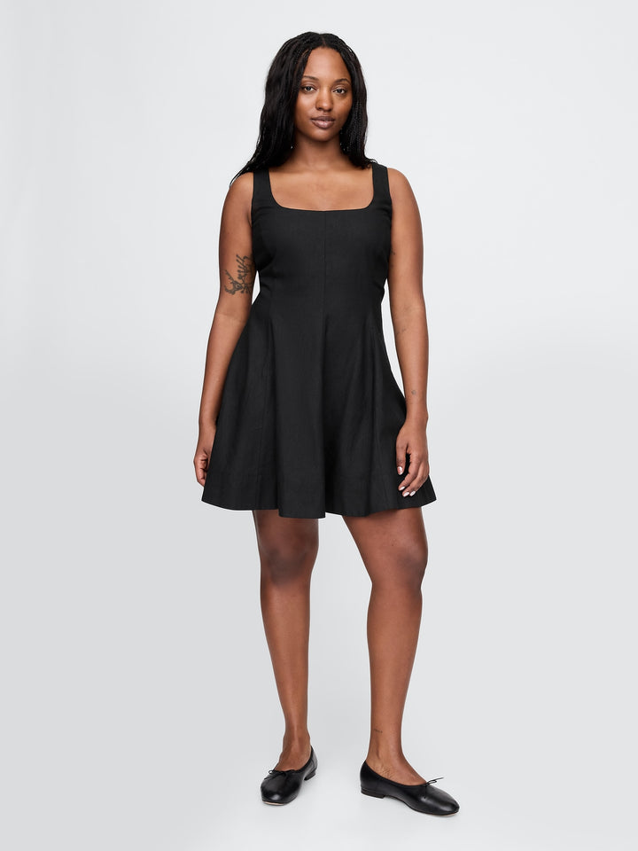 Gap Linen-Blend Mini Dress