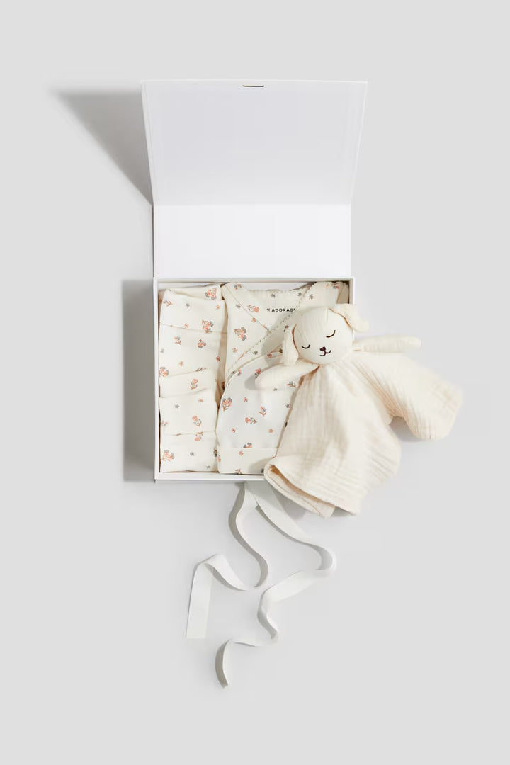 H&M 4-PIECE COTTON GIFT BOX SET